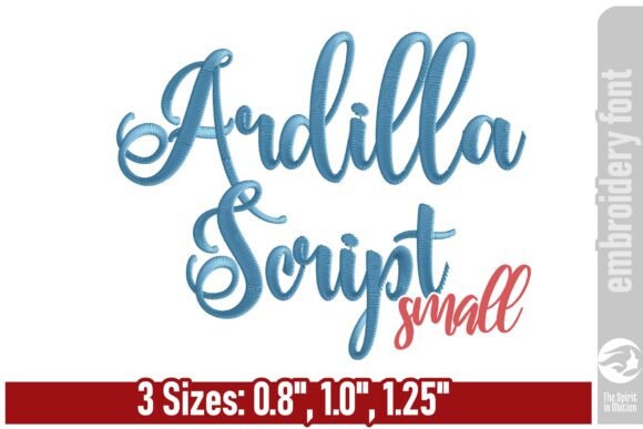Ardilla Script Embroidery Font: A Touch of Elegance