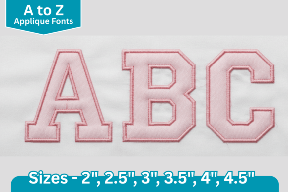 Classic Varsity Applique Font: A Bold and Clean Choice