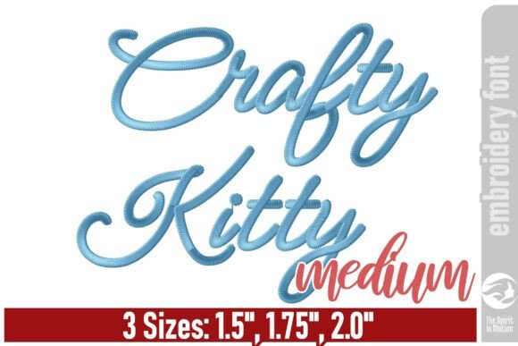 Crafty Kitty Embroidery Font - Whimsical & Playful
