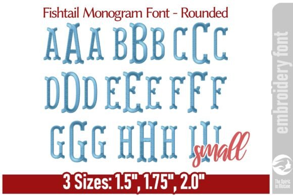 Elegant Fishtail Monogram Font - Rounded S