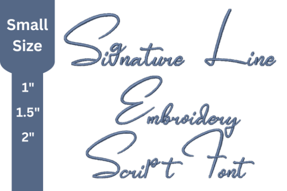 Elegant Script Embroidery Font for Professional Projects