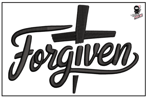 Forgiven Embroidery Design: A Graceful Addition