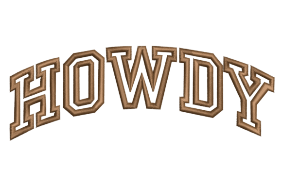 Howdy Varsity Block – Western Welcome