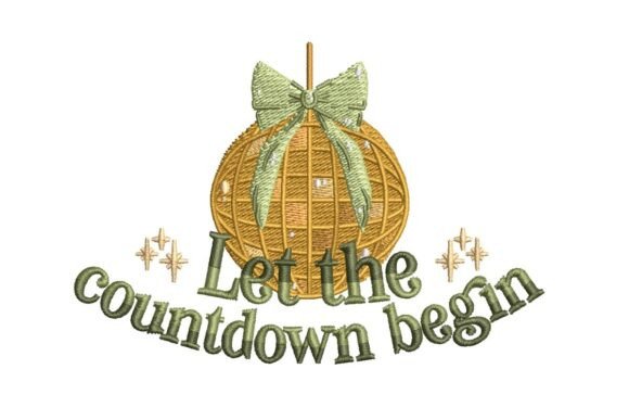 Let the Countdown Begin: A Festive Embroidery Review