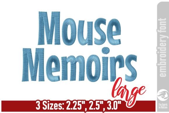Mouse Memoirs: A Charming Font for Holiday Embroidery