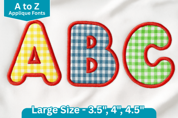 Review: Cloudy Patch Applique Embroidery Font