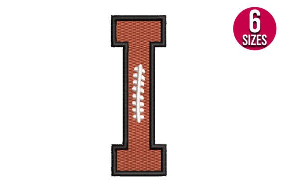 Review: Football Font Alphabet Letter I