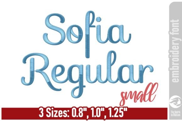 Review: Sofia Regular Embroidery Font - Small