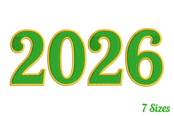 Welcome 2026 with Bold Embroidery